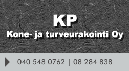 KP Kone- ja turveurakointi Oy logo